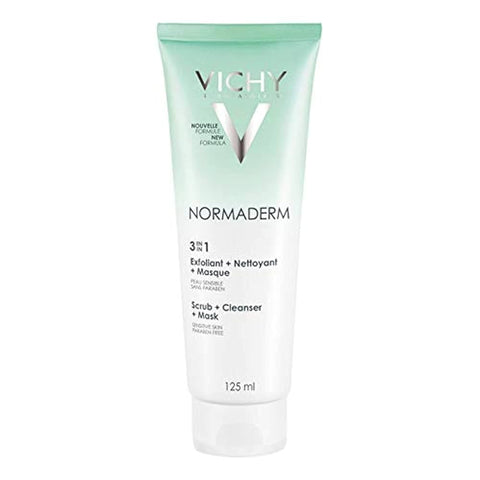 VICHY NORMADERM 3-IN-1 EXFOLIATOR + CLEANSER + MASK 125 ML