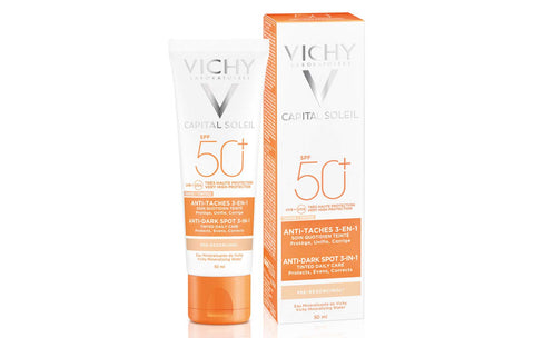 VICHY CAPITAL SOLEIL Anti-Dark Spot Tinted Care 3-in-1 SPF 50+ 50 ML