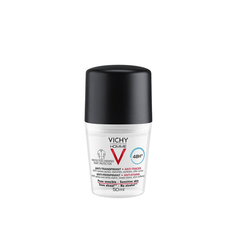VICHY HOMME DEODORANT 48H ANTI-PERSPIRANT ANTI-STAIN SHIRT PROTECTION 50ML