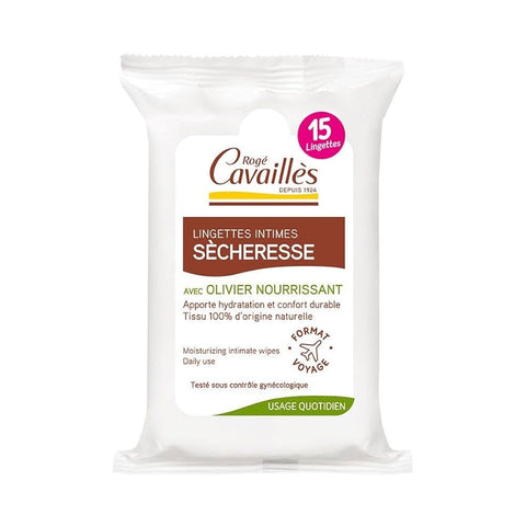 ROGÉ CAVAILLÈS INTIMATE WIPES DRYNESS 15 WIPES