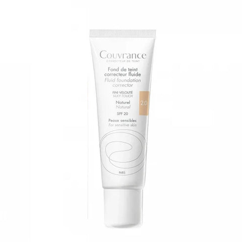 AVÈNE COUVRANCE FLUID FOUNDATION VELVETY FINISH SPF20 NO.3.0 30ML