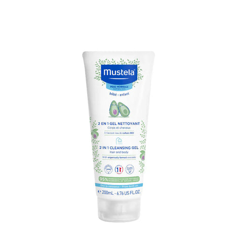 Mustela 2-in-1 Cleansing Gel – 200 Ml