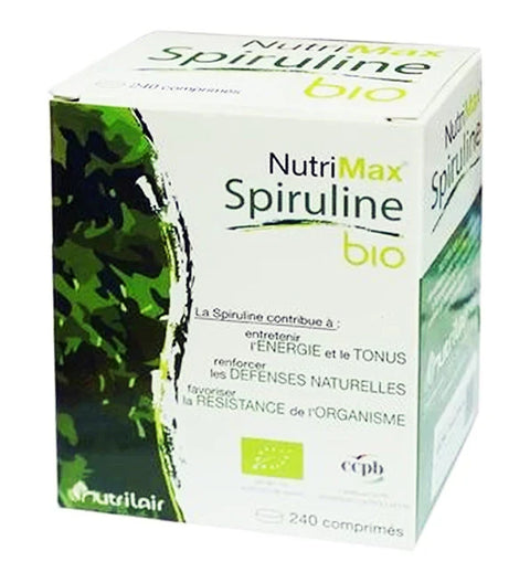 NUTRIMAX ORGANIC SPIRULINA 240 TABLETS