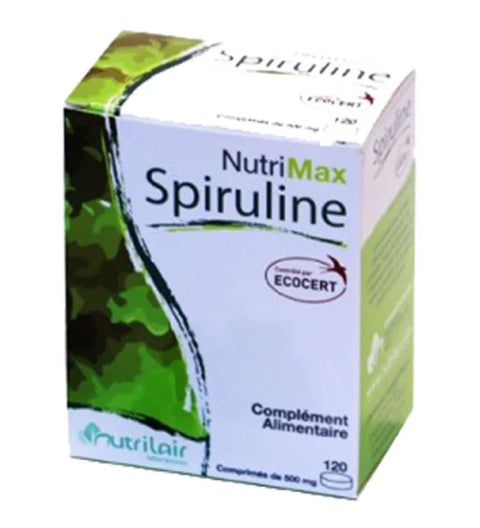 NUTRIMAX ORGANIC SPIRULINA 120 TABLETS