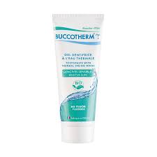 BUCCOTHERM ORGANIC SENSITIVE GUMS TOOTHPASTE WITH FLUORIDE 75ML