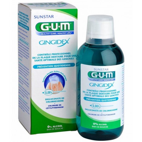 GUM GINGIDEX MOUTHWASH 300ML