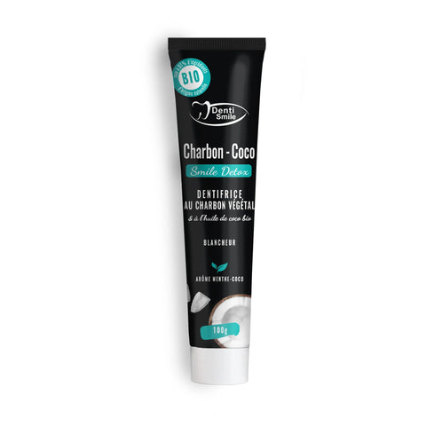 DENTI SMILE COCONUT CHARCOAL TOOTHPASTE 100GR