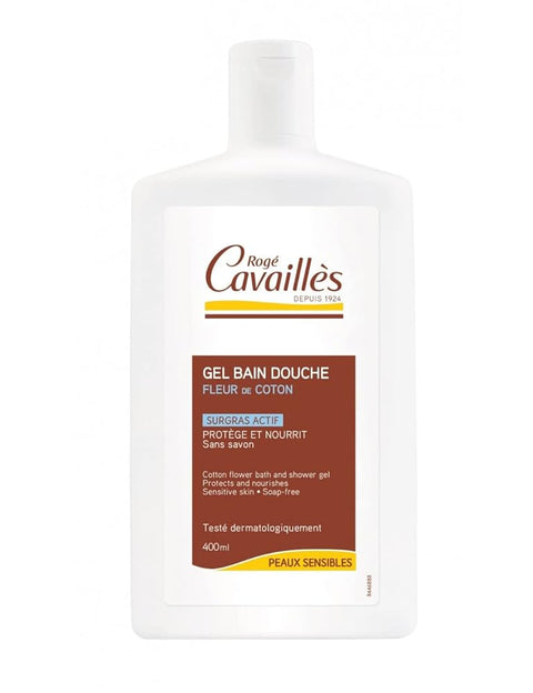 ROGÉ CAVAILLÈS COTTON FLOWER BATH SHOWER GEL 400ML