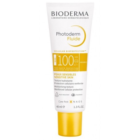 BIODERMA Photoderm Max SPF 100+ 40ml Invisible Sunscreen Fluid