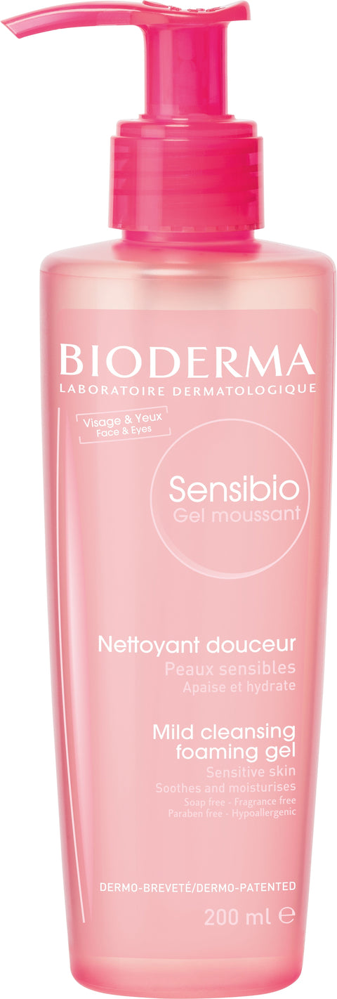 Bioderma Sensibio Gentle Cleansing Foaming Gel for Sensitive Skin 200ml