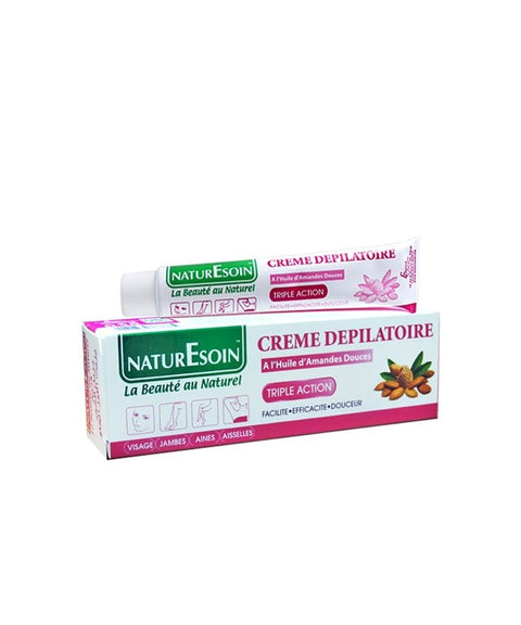 NATURESOIN CRÈME DÉPILATOIRE À L'HUILE D'AMANDES DOUCES 50 ML